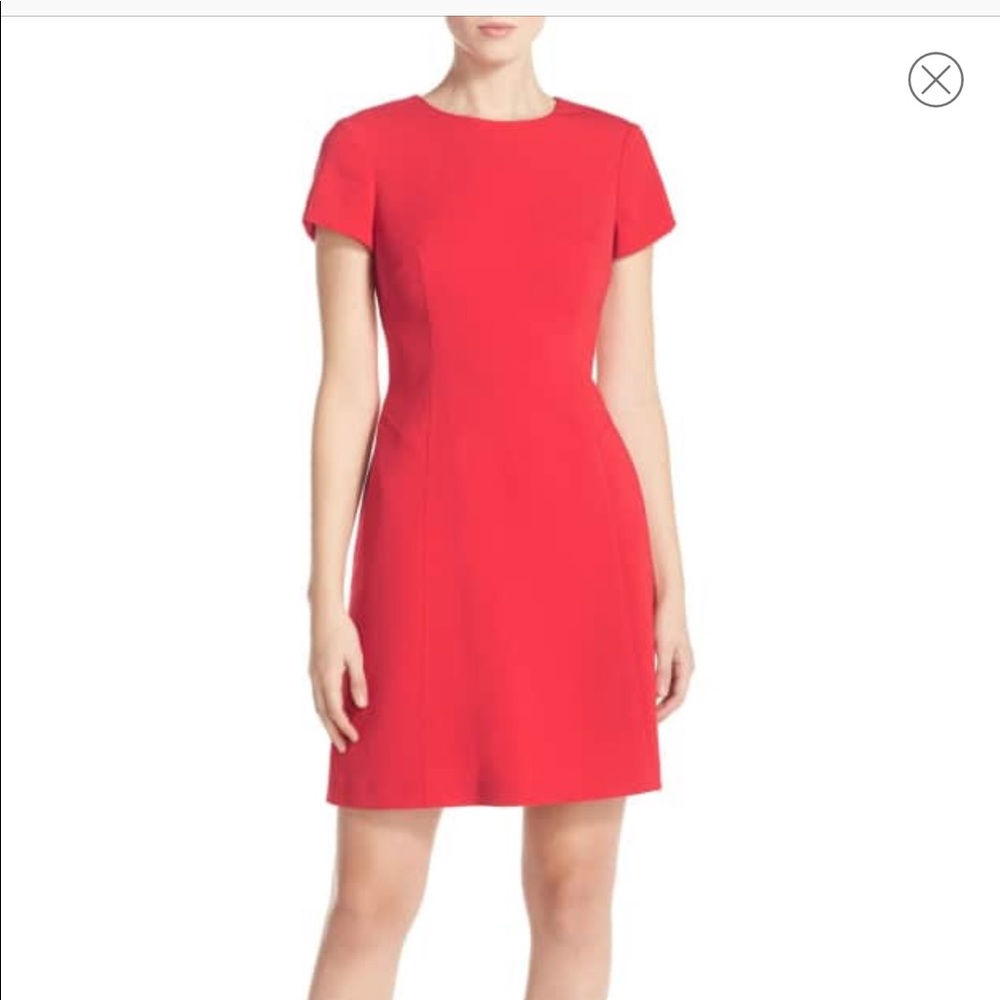 Vince Camuto red dress sz 2